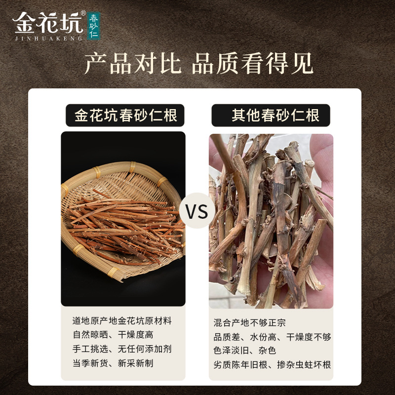 Amomum Villosum Root Sha Ren Gen 砂仁根 Fresh Yangchun Guangdong Herb for Soup and Tea 100g - Image 4