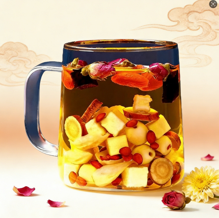 Sour Jujube Seed Lily Poria Herbal Tea 390g 30 Mini Cans Independent Packaging Evening Wellness Drink - Image 4