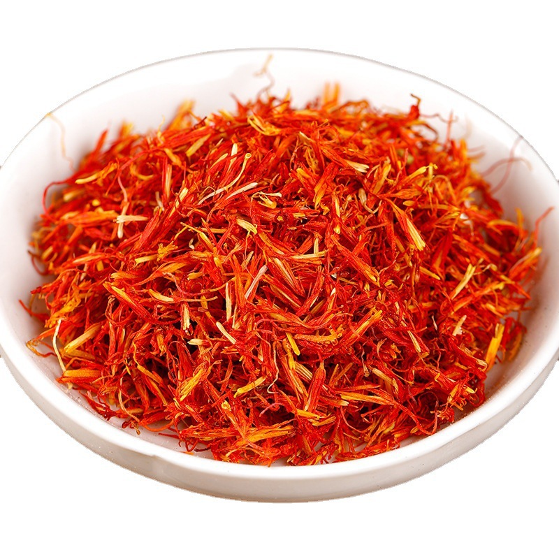 Safflower Hong Hua 500g Dried Carthamus Tinctorius Flowers for Foot Soak and Herbal Tea - Image 2