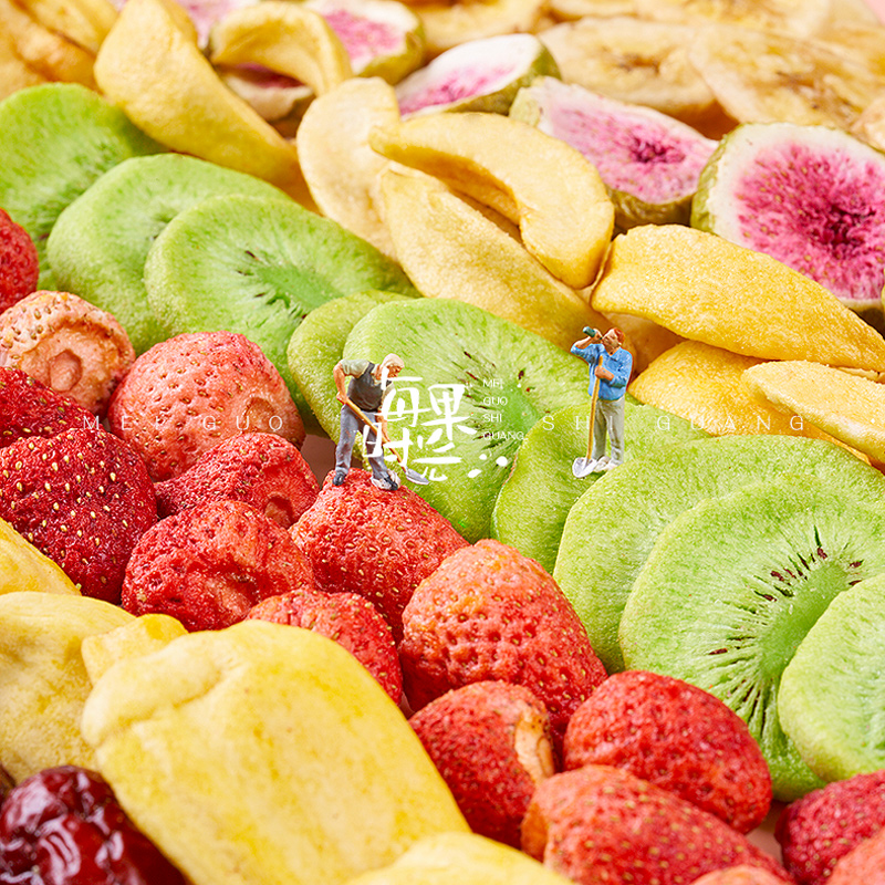 Mixed Freeze Dried Fruit Crisps 250g Jar Ready to Eat Snack for Kids and Adults - Image 4