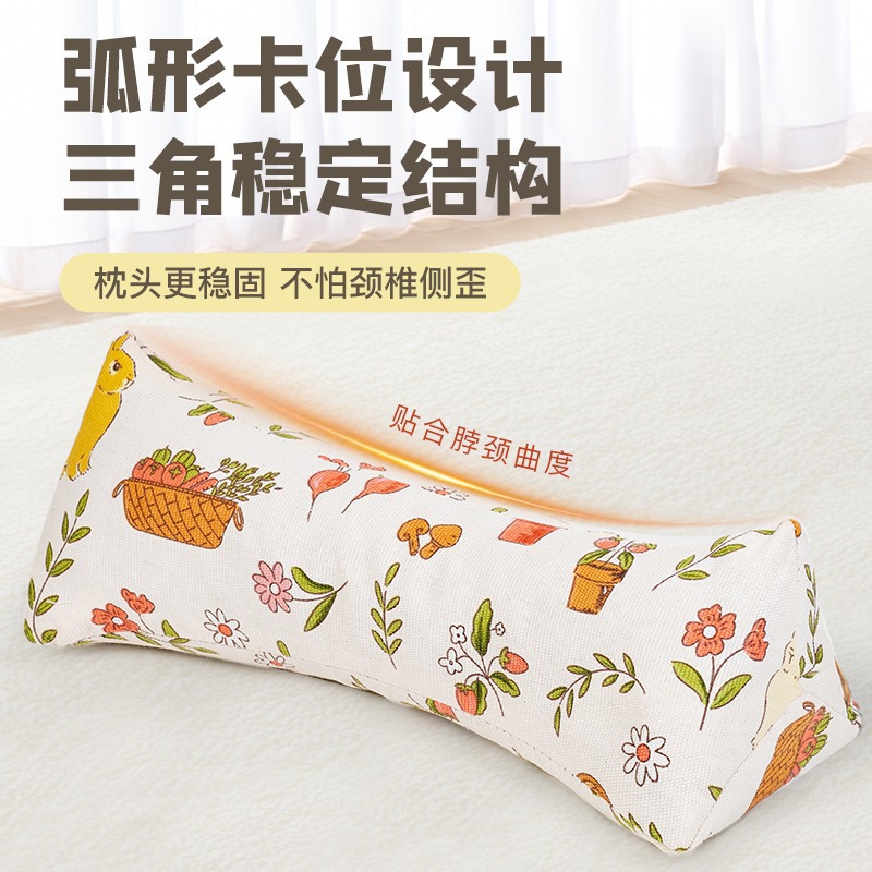 Buckwheat Cervical Pillow Qiao Mai Ke Neck Support Pillow 500g Candy Shape for Office Napping and Home Use - Image 4