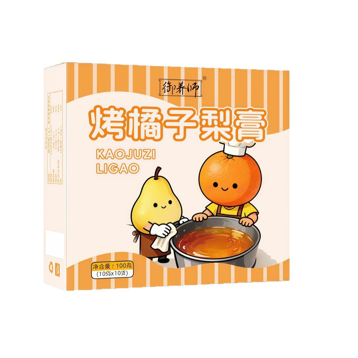 Roasted Orange Pear Paste 100g Box with 10 Stick Packs Traditional Chinese Pear Syrup for Culinary Use - Image 5