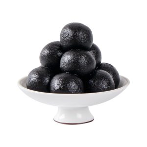 Nine-Steam Nine-Sun Black Sesame Balls (Sesamum indicum) — Honey Herbal Pills, Ready to Eat