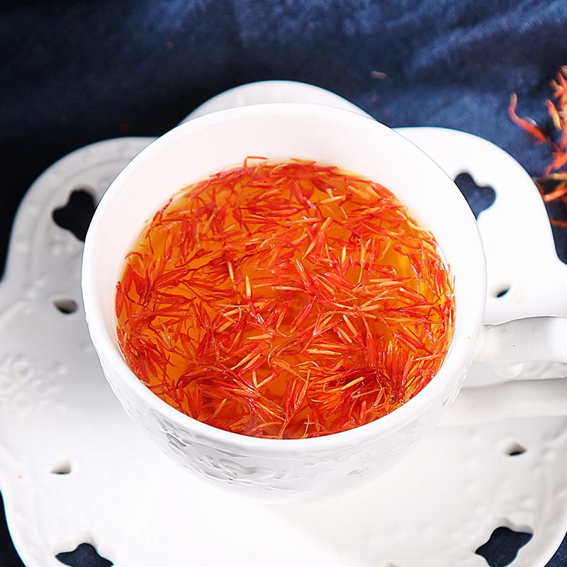 Safflower Hong Hua 500g Dried Flower Tea Grade Xinjiang Carthamus Tinctorius Loose Herbal Tea - Image 4