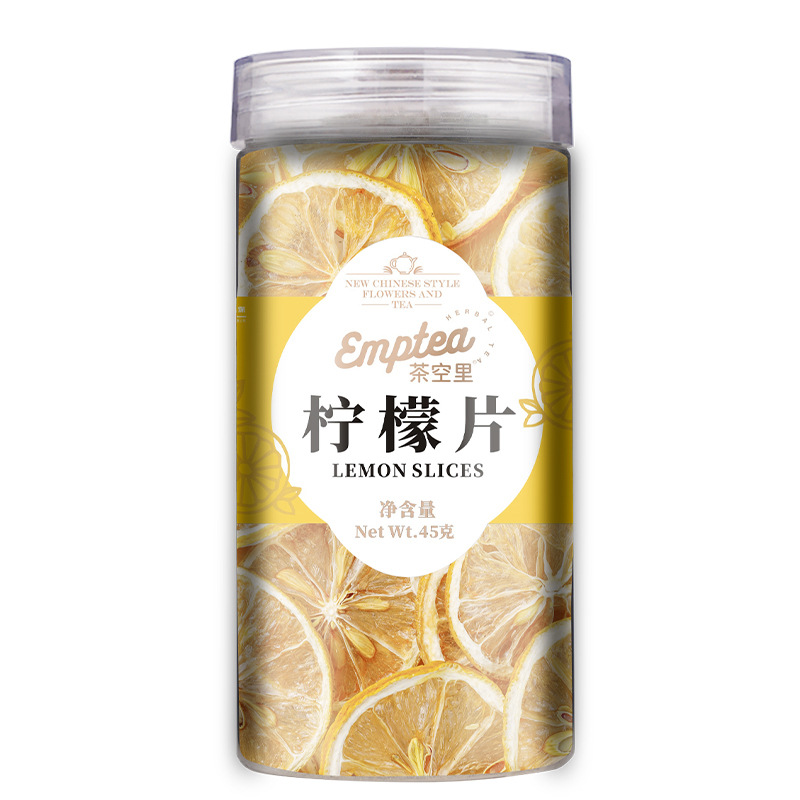 Dried Lemon Slices (Citrus limon) — Freeze-Dried Fruit Tea, 45g Jar - Image 5