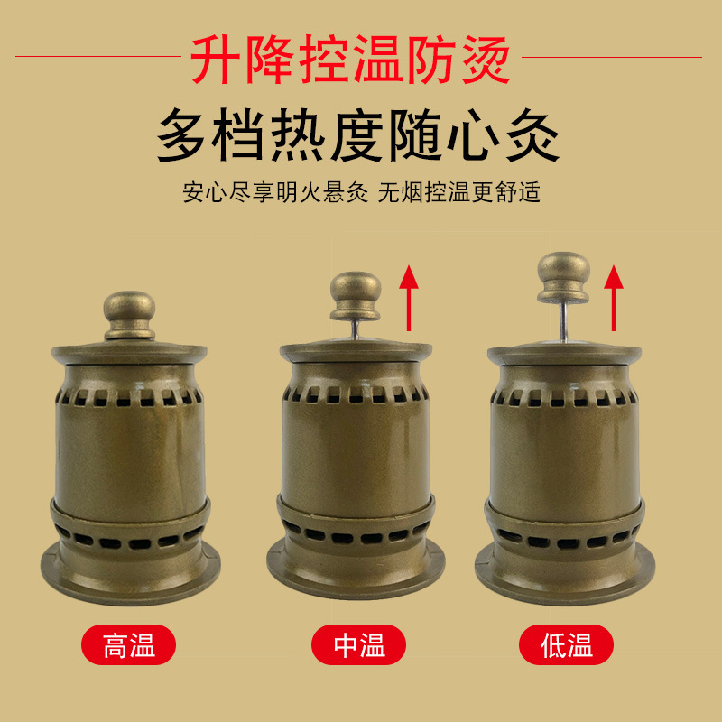 Smokeless Moxa Roller Moxibustion Box Adjustable Temperature Magnetic Suspension Device for Full Body Use - Image 2