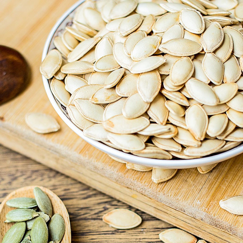 Roasted Pumpkin Seeds Large Kernels Salted Snack 460g Hand Peeled Open Shell - Image 4