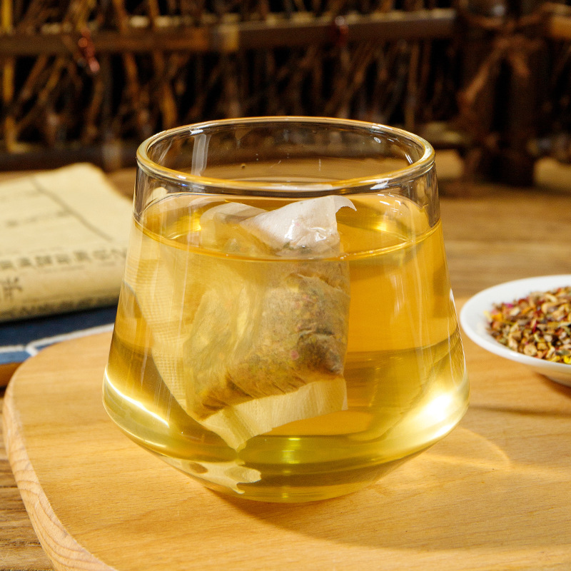 Lingzhi Ginseng Calm Tea 150g Bag 30 Sachets Cold Brewed Herbal Blend with Cassia Seed Mulberry Leaf Poria Kudzu Root - Image 4