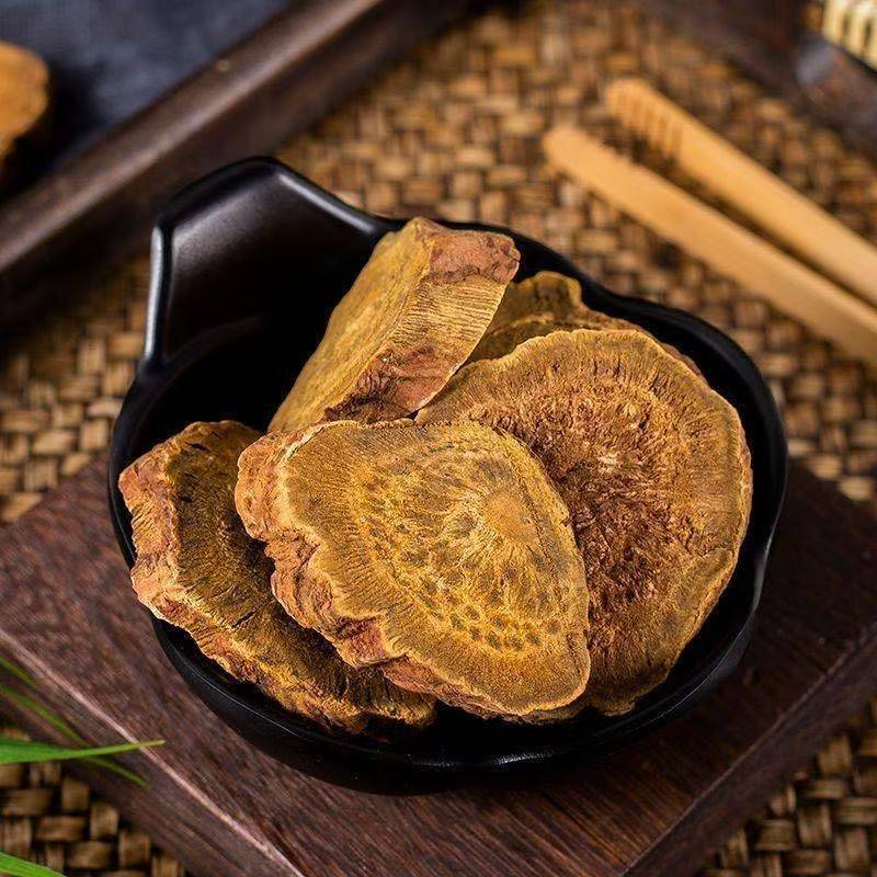 Da Huang Slices (Rheum palmatum) — Dried Rhubarb Root Decoction Pieces, Sichuan Origin 500g - Image 4