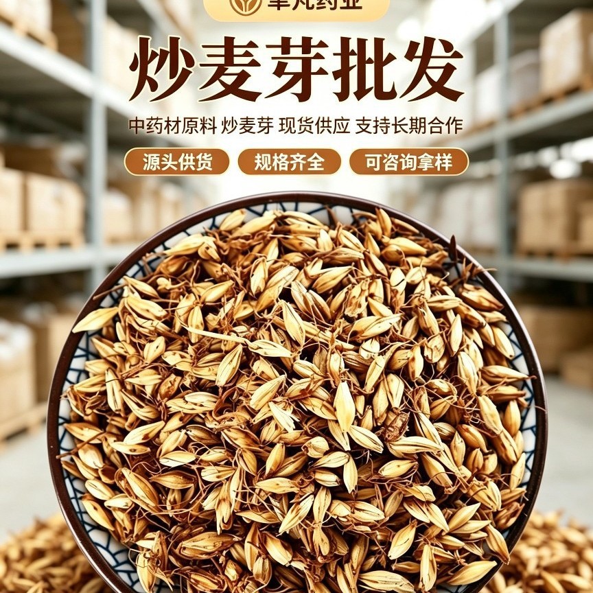 Roasted Barley Malt Mai Ya Tea Bags 500g Bulk Loose Herbal Tea for Brewing - Image 2