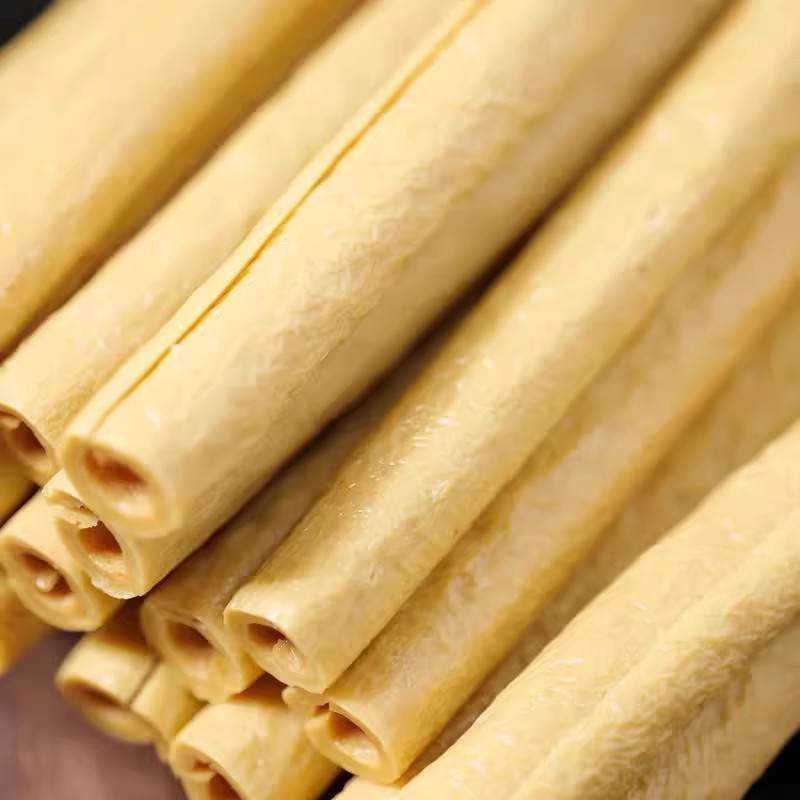 Dried Bean Curd Sticks Dou Sun Handmade Sichuan Tofu Skin Rolls for Cold Dishes and Cooking 250g - Image 2