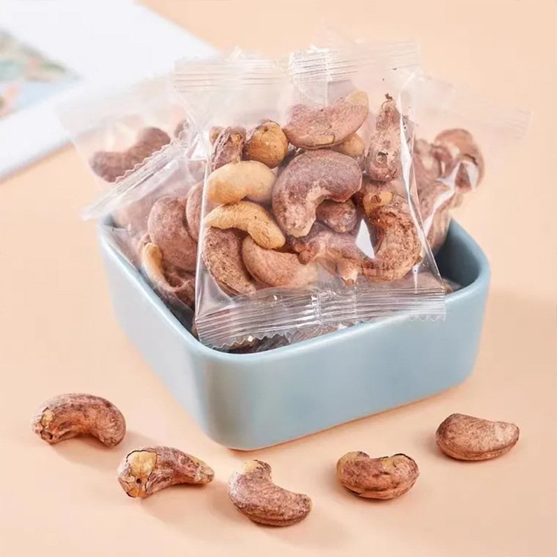 Raw Cashew Nuts with Skin Individually Wrapped Original Flavor Purple Skin Cashew Snack 10g x 50 Packs - Image 4