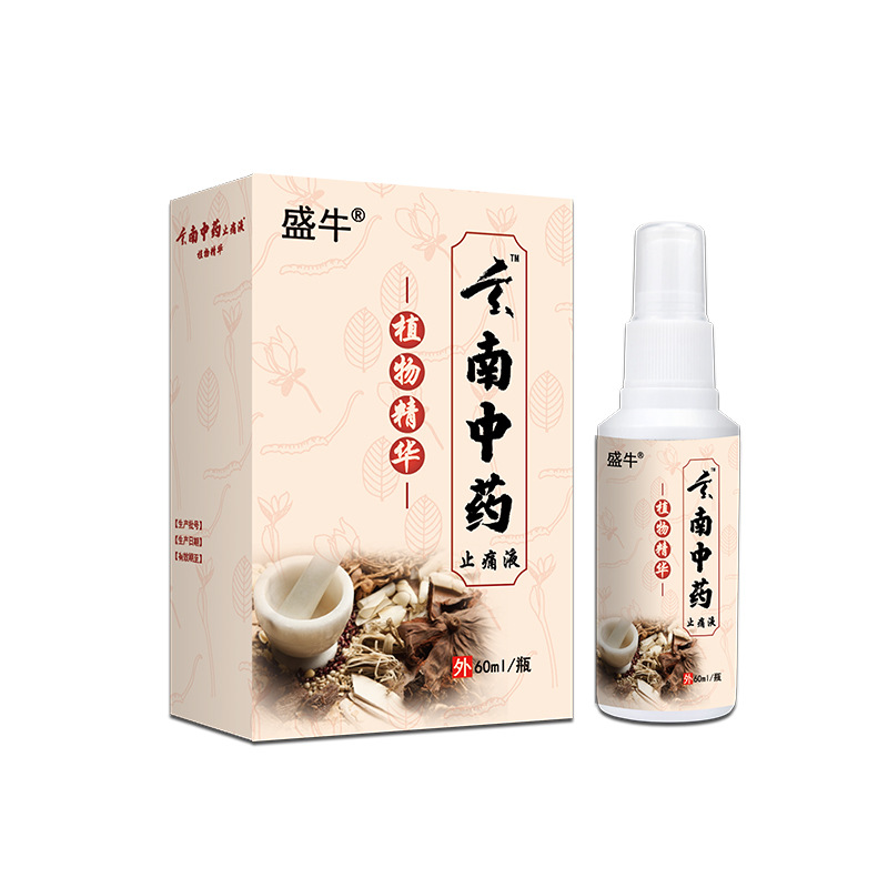 Herbal Pain Relief Spray 60ml External Use Body Massage Soothing Warming Liquid - Image 5