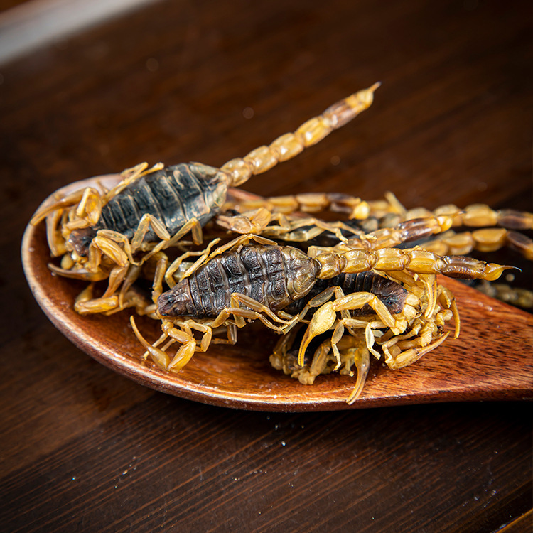 Dried Whole Scorpion Quan Xie 全蝎 100g Edible Chinese Herbal Ingredient for Infusion and Decoction - Image 3