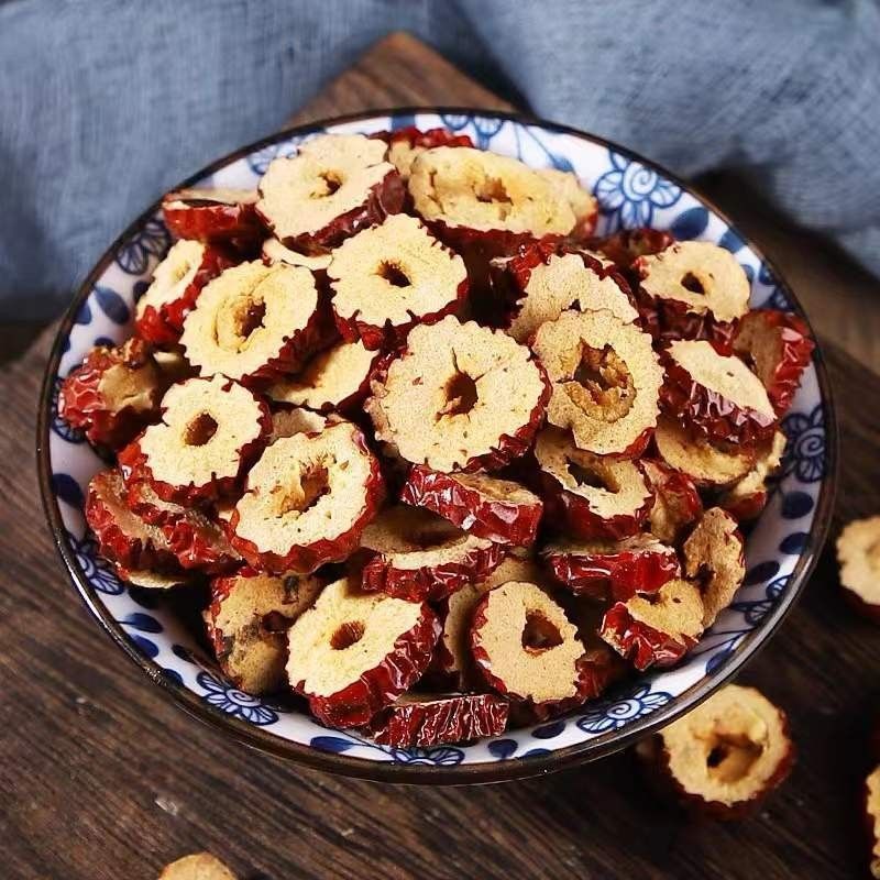 Dried Red Date Slices Hong Zao 新疆红枣片 80g Jar Sweet Jujube Chips for Tea Soup and Snacking - Image 3