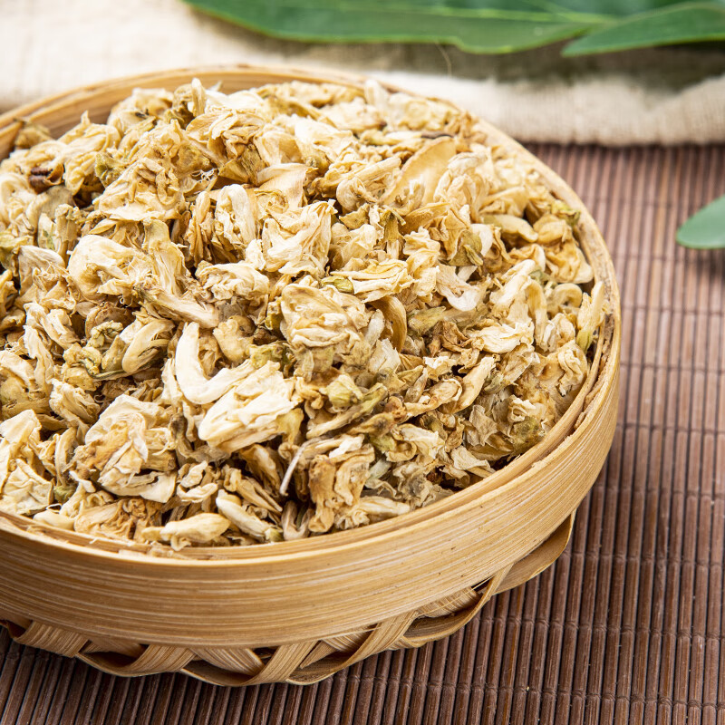 White Hyacinth Bean Flower Bai Bian Dou Hua Dried Herbal Tea Ingredient 500g Natural Sun Dried - Image 2