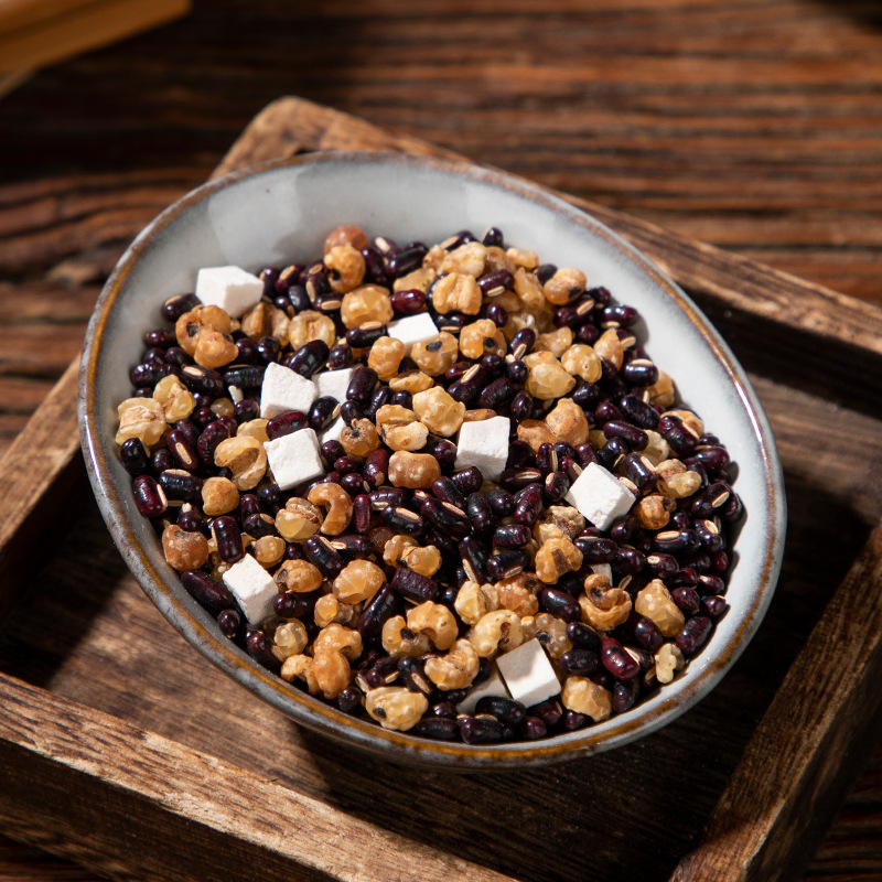 Three-Steam Three-Sun Red Bean Poria Coix Tea (330g) — Roasted Herbal Blend with Euryale - Image 4