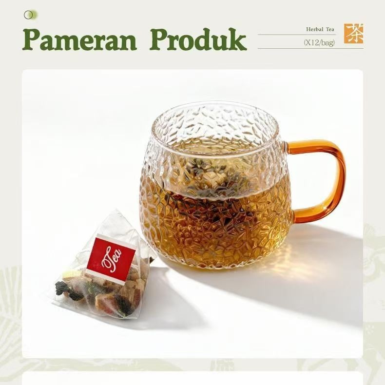 Nine Herb Blend Tea Bags 60g Cold Brew Herbal Flower Tea with Mulberry Leaf Kudzu Root and More - Image 2