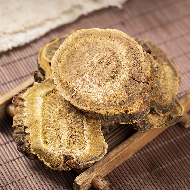 Dried Rhubarb Root Slices Da Huang 500g Sichuan Raw Herb for Traditional Decoctions - Image 3
