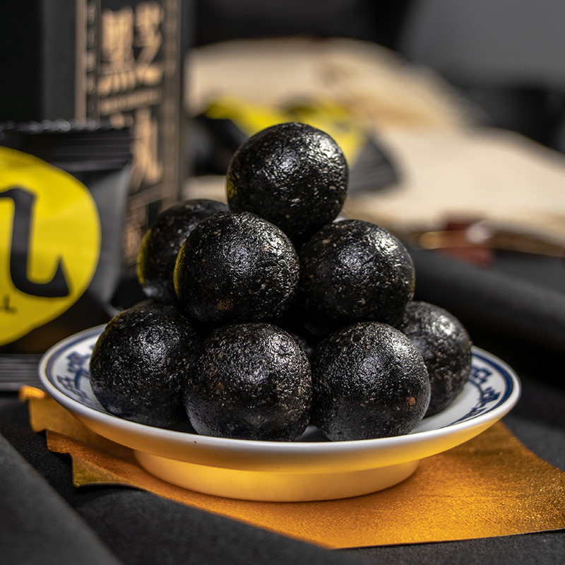 Black Sesame Mulberry Black Goji Honey Balls Nine Steam Nine Sun Traditional Herbal Confection 108g - Image 3