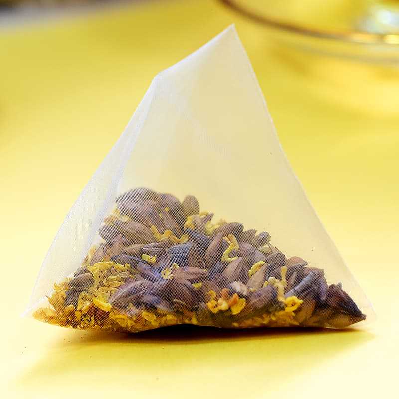 Osmanthus Barley Tea Bags Gui Hua Da Mai Cha 25 Pyramid Sachets Roasted Herbal Infusion Sugar Free 125g - Image 3