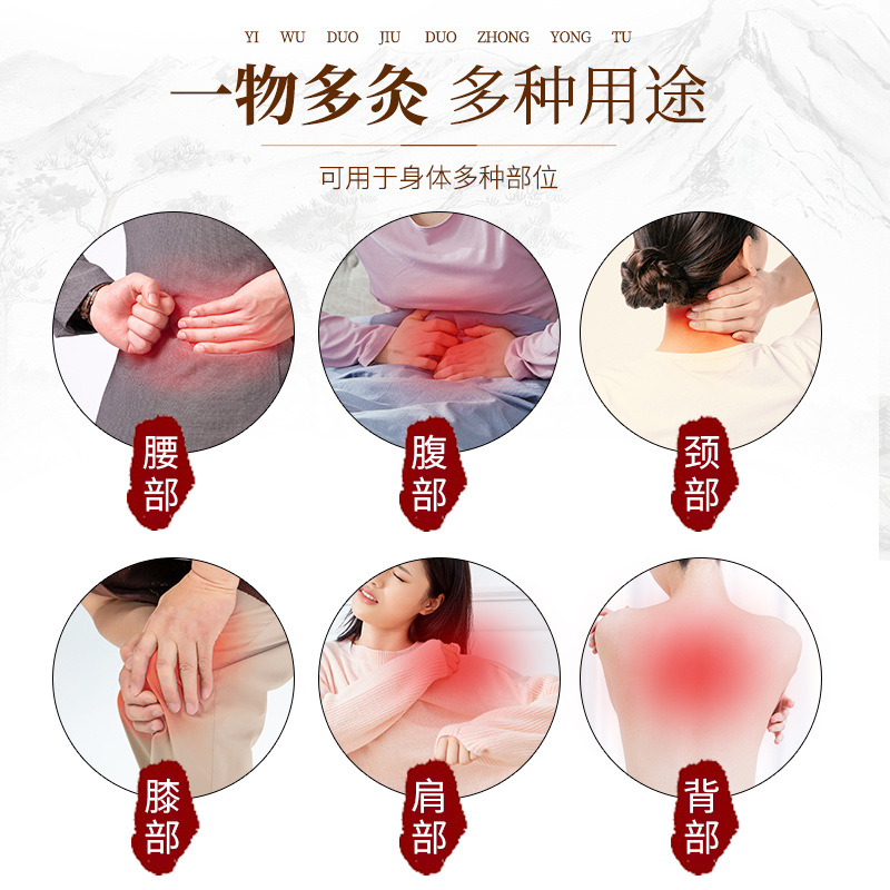 Bamboo Moxibustion Box 6 Hole Warming Moxa Device for Home Use - Image 2