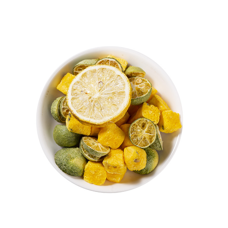 Green Kumquat Lemon Passion Fruit Tea Bags — Freeze-Dried Fruit Herbal Blend for Cold Brew - Image 5