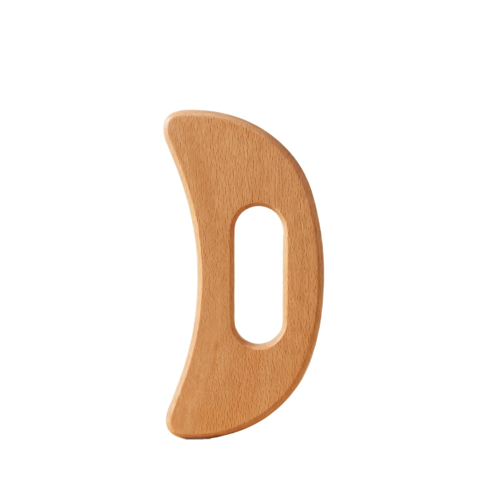 Beech Wood Gua Sha Board Dai Mai Push Plate Carbonized Solid Wood 4 Slot Body Massage Tool for Shoulder Neck Back Meridian Care - Image 5
