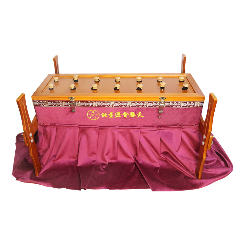 Moxibustion Box Du Mai Back Moxa Burner Solid Wood Frame with Smoke Filter for Home Body Use - Image 5