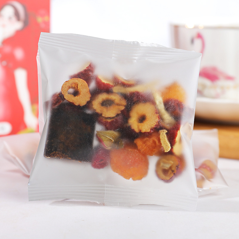 Rose Longan Goji Brown Sugar Ginger Tea 150g Warming Herbal Blend - Image 3