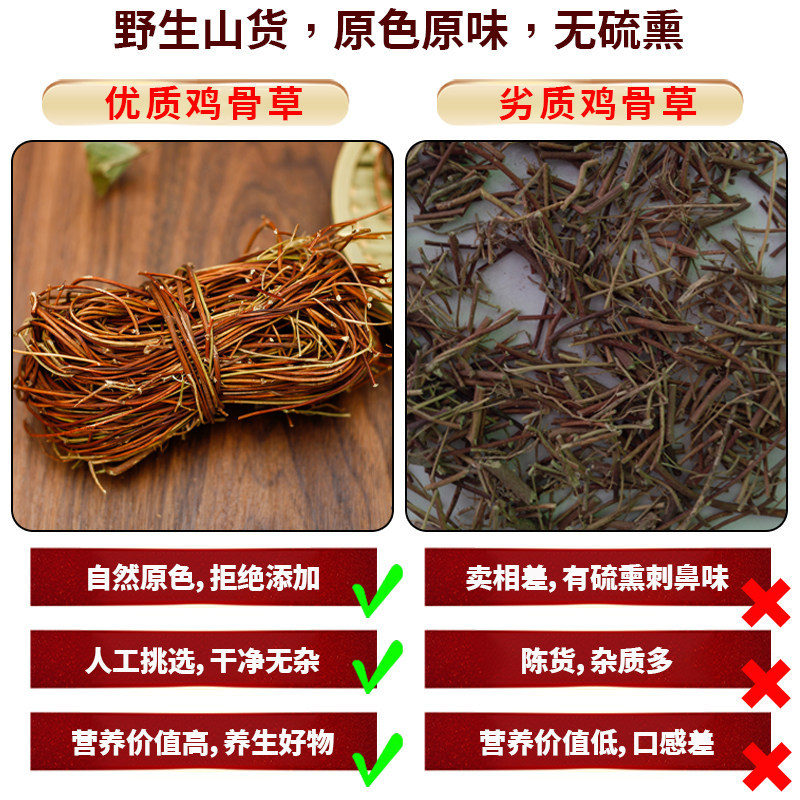 Ji Gu Cao Chicken Bone Grass Dried Herb 500g Traditional Soup Ingredient Wild Harvested Guangdong - Image 3