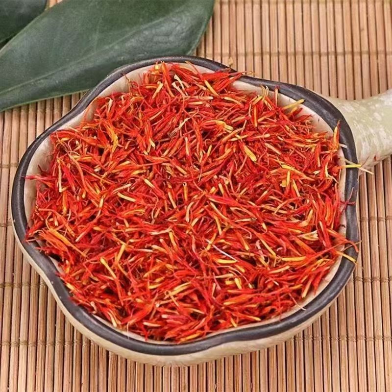 Dried Safflower Hong Hua Loose Herb 50g Jar for Tea Wine and Foot Soak - Image 2