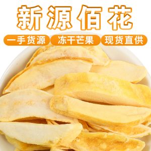 Freeze-Dried Mango Slices (Mangifera indica) — Dried Fruit Snack & Herbal Tea Ingredient