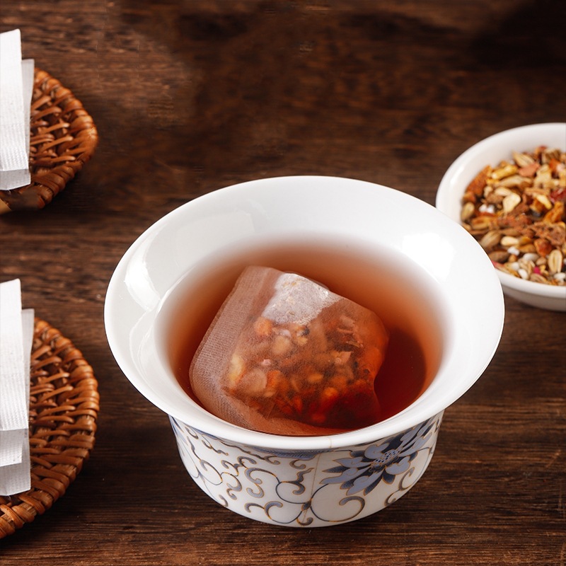 Sour Jujube Seed Poria Lily Tea Suan Zao Ren Fu Ling Bai He Tea Bags Sleep Wellness Tea 150g 30 Bags - Image 4