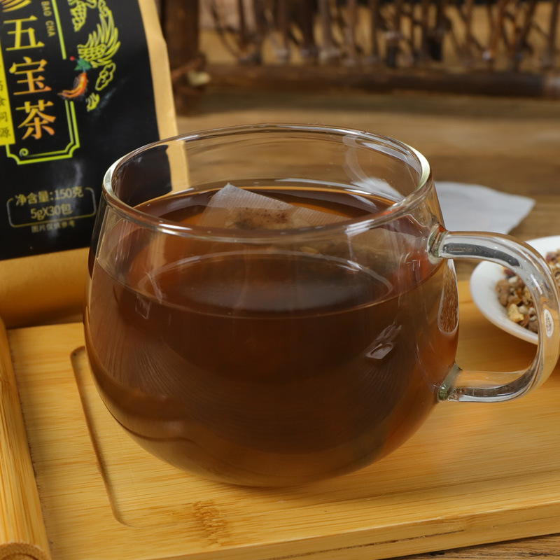 Ren Shen Wu Bao Tea 150g 30 Bags Ginseng Raspberry Maca Blend Daily Wellness Tea - Image 3