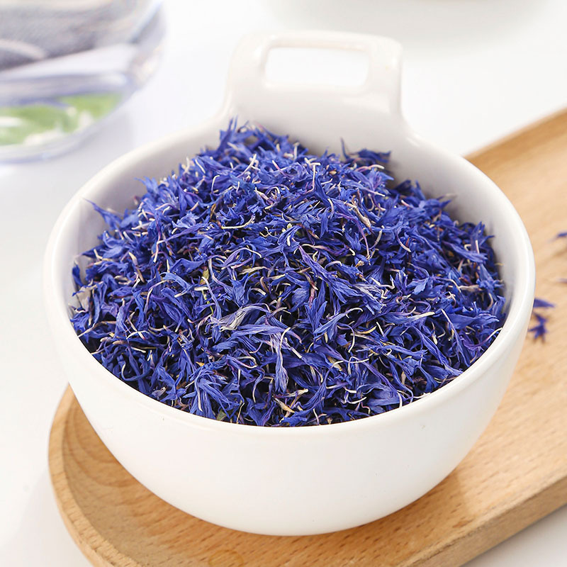 Blue Cornflower Petals (Centaurea cyanus) — Dried Bachelor's Button Edible Flower, Low-Temperature Baked, 500g Bulk - Image 4