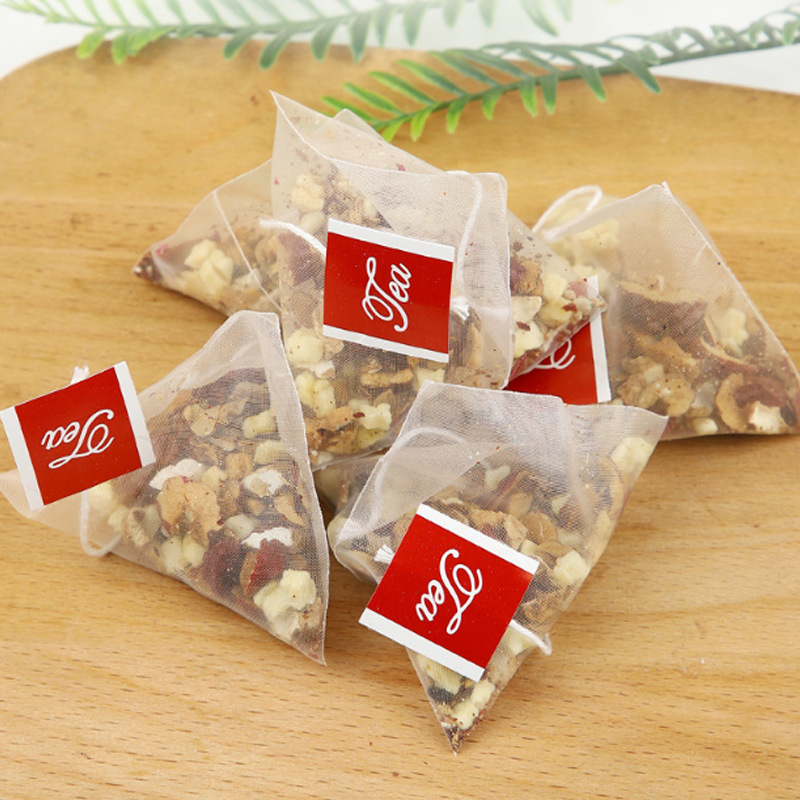 Yangyuan Apple Four Spirit Tea Si Shen Cha 8g x 10 Pyramid Bags Cold Brew Herbal Tea - Image 4