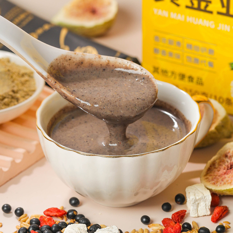 Oat Golden Flaxseed Powder 250g Individual Sachets Breakfast Drink Meal Replacement Grain Powder - Image 4