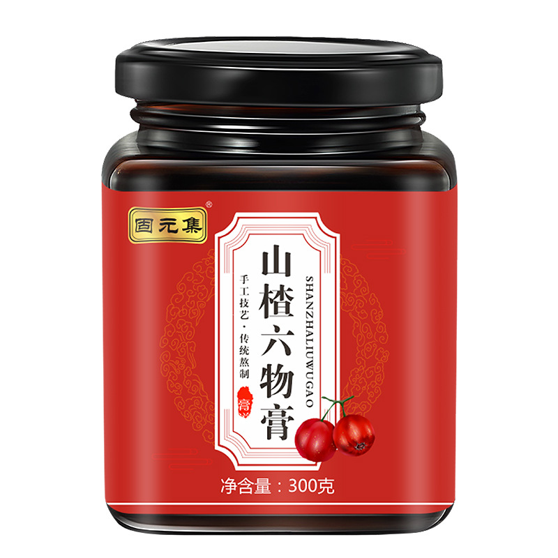 Hawthorn Six-Herb Paste (Shan Zha Liu Wu Gao) — Traditional Herbal Honey Paste, 300g Jar - Image 5