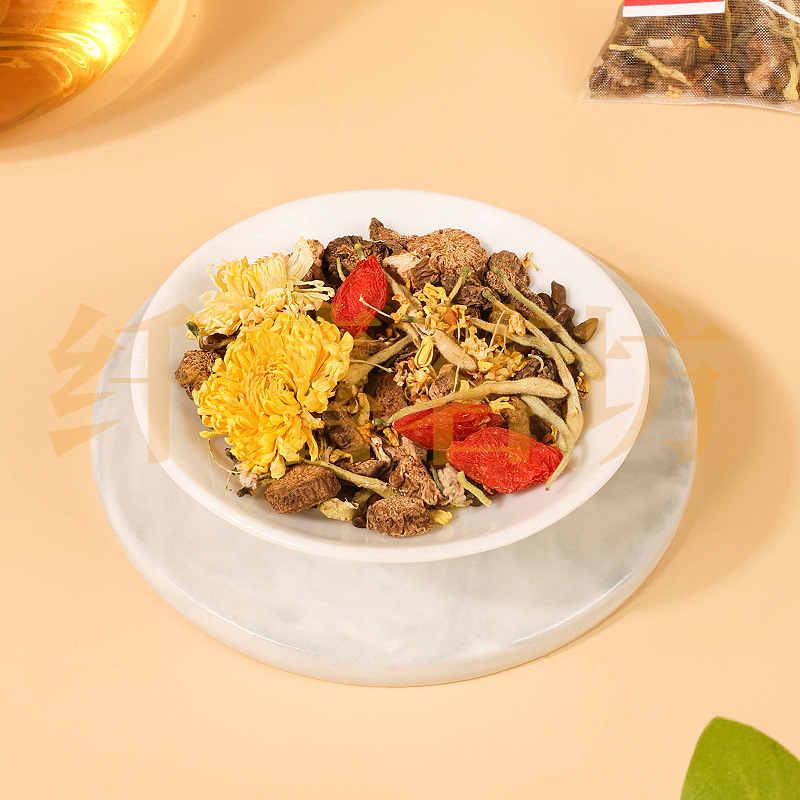 Chrysanthemum Cassia Seed Tea Bag 100g Daily Wellness Brew with Honeysuckle Goji and Burdock Root - Image 4