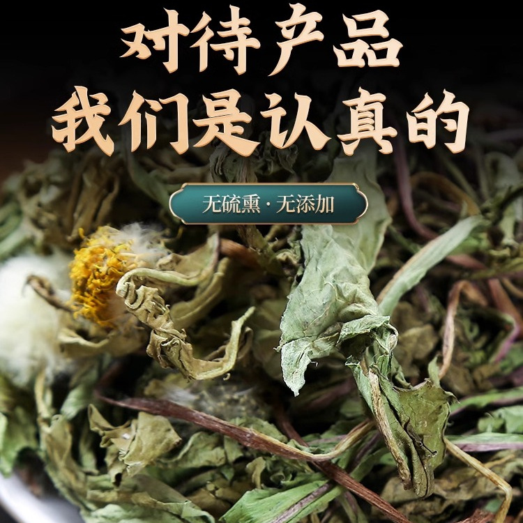 Wild Dandelion Tea Pu Gong Ying 500g 250g 100g Dried Whole Plant Cut Herbal Tea - Image 4