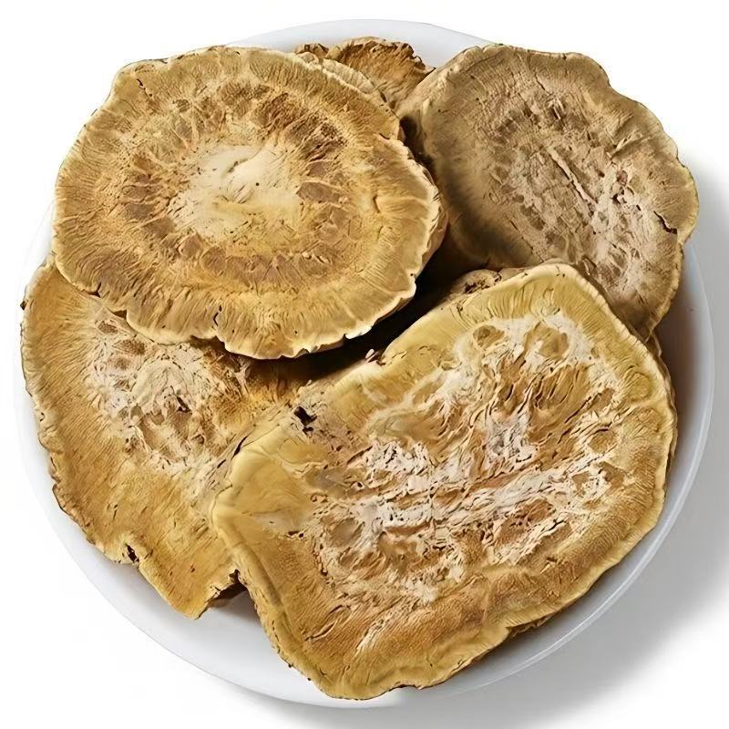 Dried Rhubarb Root Slices Da Huang 大黄 Sichuan Horse Hoof Rhubarb Raw Herb 500g - Image 3