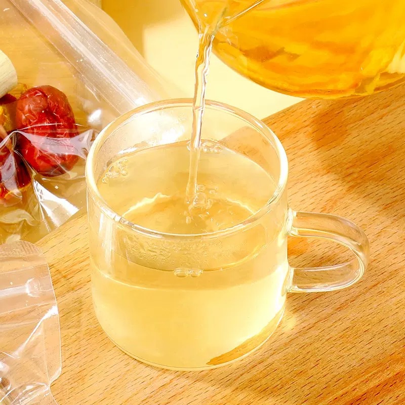 Apple Hawthorn Herbal Tea Blend 250g Fruit Tea with Dried Apple Slices Hawthorn Jujube Rock Sugar and Tangerine Peel - Image 2