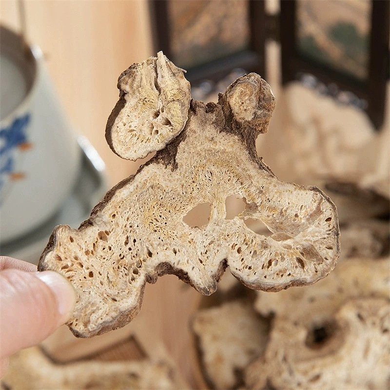 White Atractylodes Rhizome Bai Zhu Sliced Dried Herb 500g for Decoction and Tea - Image 3