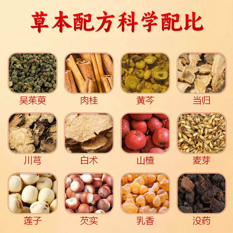 Wu Zhu Yu Cinnamon Herbal Foot Patch Moxibustion Warm Compress for Foot and Navel - Image 4