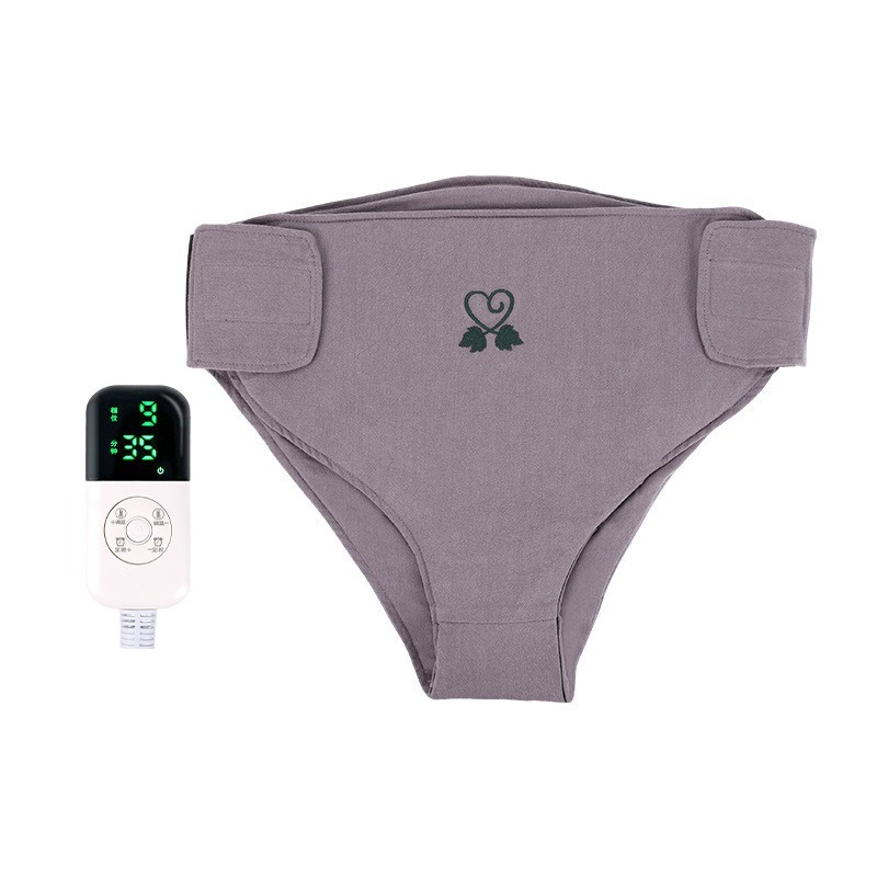 Electric Heated Abdominal Support Shorts Washed Cotton with Timer Temperature Control for Home Moxibustion Waist Care - Image 5