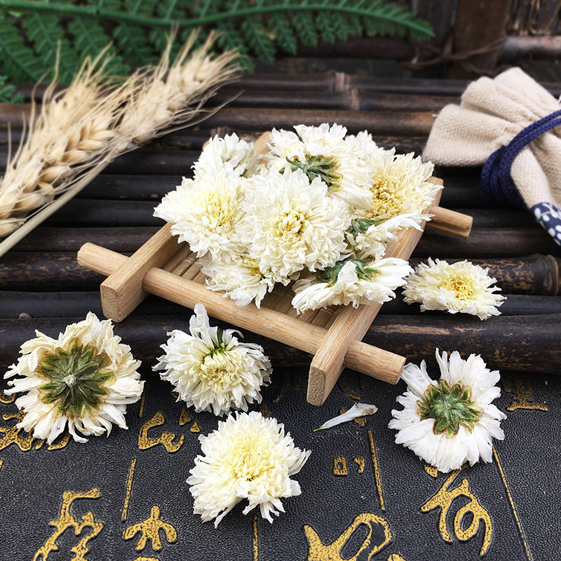July Chrysanthemum Dried Flowers Bulk Huangshan Gongju Qi Yue Ju Herbal Tea Ingredient 500g Bag - Image 3