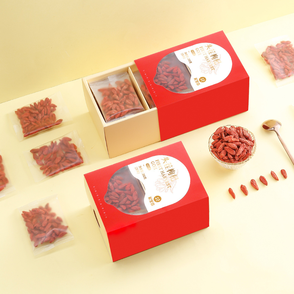 Premium First Harvest Goji Berries 200g Gift Box Individually Packed Ningxia Dried Wolfberry Ready to Eat - Image 5