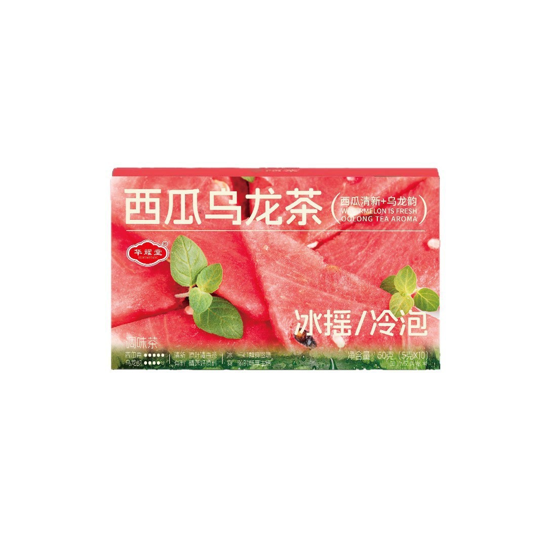 Watermelon Oolong Cold Brew Fruit Tea 5g x 10 Bags Sugar Free Iced Tea Bags - Image 5