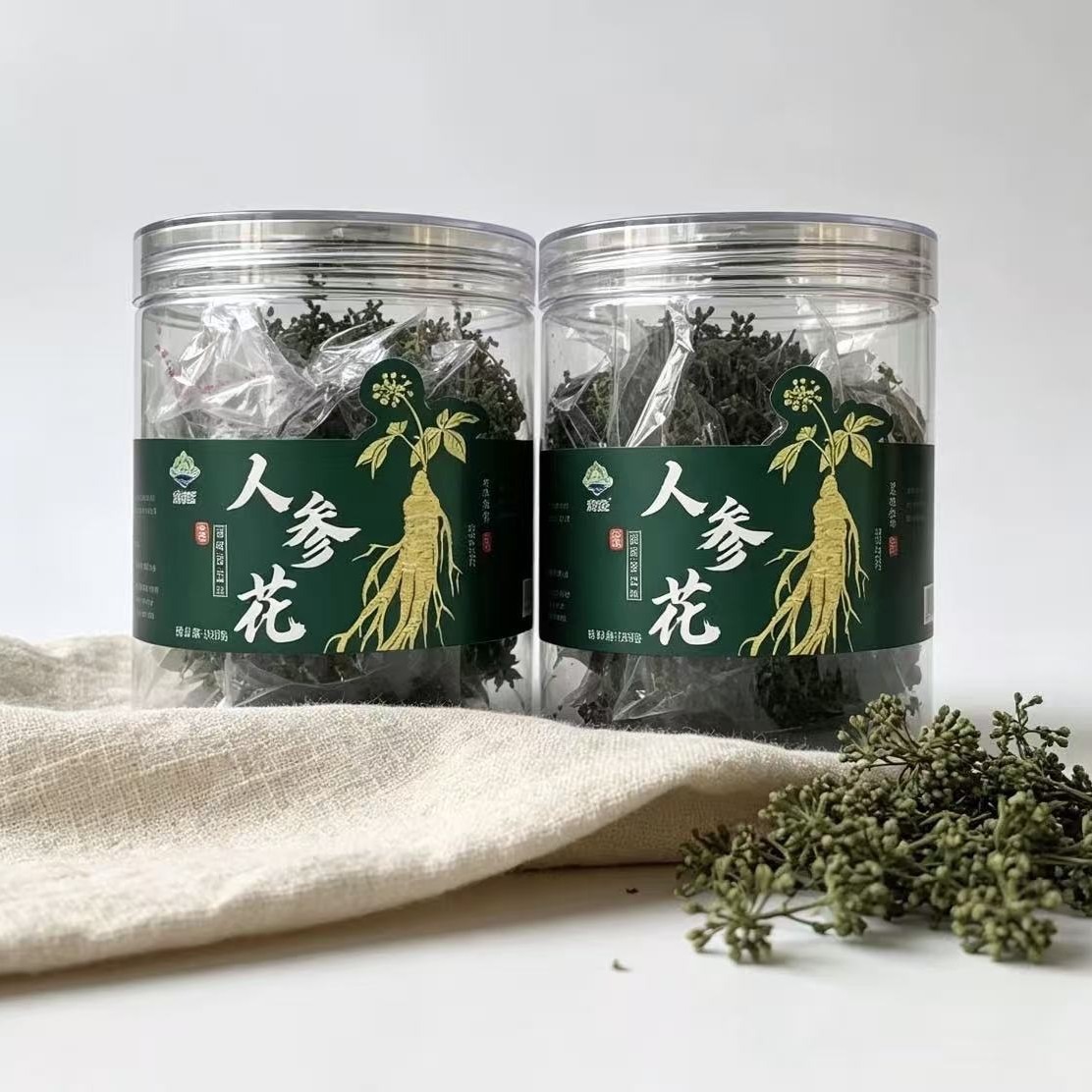Dried Ginseng Flower Buds 50g Northeast Changbai Mountain Ren Shen Hua Loose Herbal Tea - Image 3